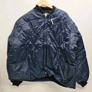 Wear-Guard 952 Quilted Nylon Jacket Navy 3XL USA Made Diamond Lined Coat NWT - Picture 1 of 8