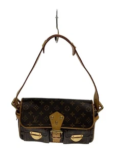 BOLSO DE HOMBRO LOUIS VUITTON HUDSON_MONOGRAMA LONA_BRW PVC Marrón Usado - Imagen 1 de 8