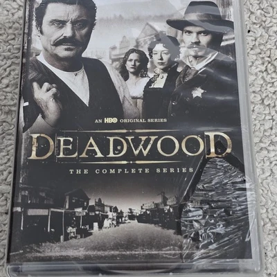 Deadwood The Complete Series DVD 19-Disc Box Set HBO All 36 Episodes Sealed Foto 1 de 4
