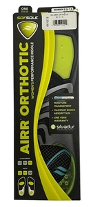 NUEVO Sof Sole Airr Ortopédico Zapato Inserciones Plantilla •Mujeres 5-7.5• Negro Silvadur - Imagen 1 de 11