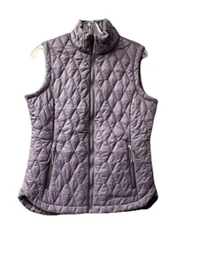 Free Country Women's Zippered Pockets Quilted Vest Fig Purple Size Small 4-6 - Picture 1 of 5