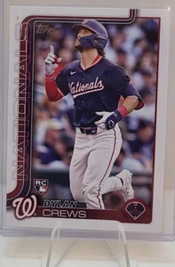 2024 Topps Dylan Crews Rookie RC Washington Nationals #74 Series 1 - Picture 1 of 2