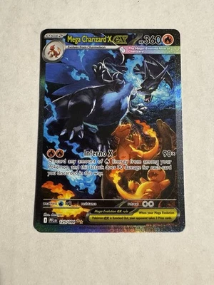 Mega Charizard X ex Special Illustration Rare 125/094 Pokémon Phantasmal Flames - Image 1 of 3