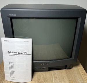 Sony Trinitron KV-13M10 13" CRT TV Retro Gaming TV W/ Manual No Remote - Picture 1 of 9