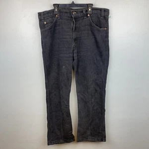 Vintage Levis 517 Boot Cut Jeans Herren 36x30 Schwarz Denim Orange Tab USA 90s - Bild 1 von 14