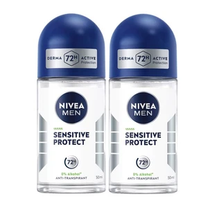 Nivea Men Sensitive Protect Anti Transpirant Roll On 50ml 2er Pack - Picture 1 of 1