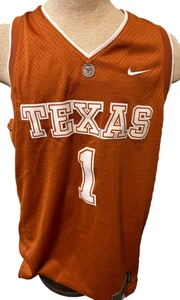 University of Texas Longhorns Jersey Mens Large Orange White Nike UT NCAA - Picture 1 of 6