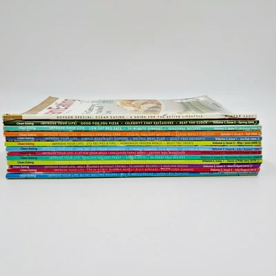 Clean Eating Magazine Lot Cooking Healthy Life Food Recipes 13 Issues 2007-2010 - Image 1 of 4