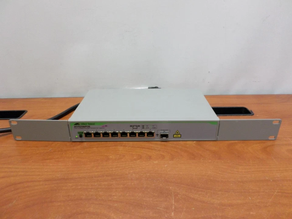 ALLIED TELESIS AT-FS708/POE Unmanaged 8 Port Power Over Ethernet Switch - Image 1 of 4