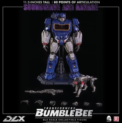Transformers Bumblebee Movie DLX Soundwave and Ravage Action Figure **IN-STOCK** - Image 1 of 4