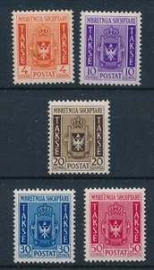 ITALIA 1940 ALBANIA OCCUPAZIONI ITALIANA SEGNATASSE COMPLETA N. 1/5 MLH - 851 - Foto 1 di 2