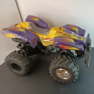 EZ TECH ATV RC, No Remote, No Battery, No Rider, Damages Power Storm For Parts - Picture 1 of 12