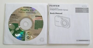 Fujifilm Finepix AX600 Series Printed Hard Copy Paper & PDF Manuals on CD - Picture 1 of 4