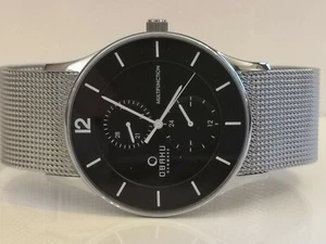 Obaku Dual Time watch V157GMCBMC BNIB rrp £149 - Picture 1 of 10