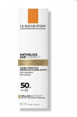 La Roche-Posay Anthelios Age Correct SPF50+ Photo Correction Daily Light Cream