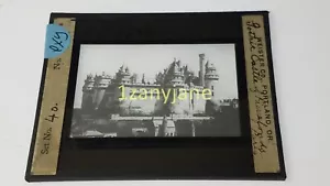 PXY HISTORIC Magic Lantern GLASS Slide SET NO 40 GOTHIC CASTLE PIERREFONDS PARIS - Picture 1 of 1