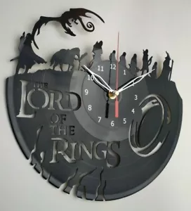 Vinyl Uhr Der Herr der Ringe einzigartiges Design Vinyl Schallplatte Wanduhr 2097 - Bild 1 von 12