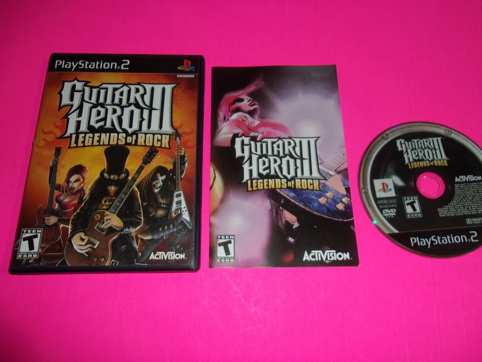 Guitar Hero III 3: Legends of Rock (Sony Playstation 2) CIB TESTED & WORKING - Image 1 of 1