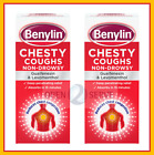 2x Benylin Chesty Coughs Syrup | Non-Drowsy | Reduces Chest Congestion - 125 ml