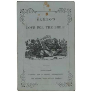 Sambo's Love for the Bible / 1855 - Imagen 1 de 3