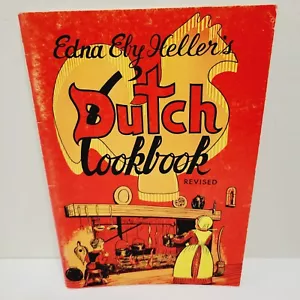 Vtg 1974 Edna Eby Heller's Dutch Cookbook Pennsylvania Amish Dutch Recipes - Picture 1 of 5
