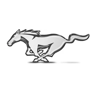 Ford Mustang 4" Full-Color Flexible 3D Clear Dome Decal - Picture 1 of 4