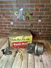 VTG South Bend Spincast 66 Reel In Box With Spare Parts & Wrench Fishing Reel A4