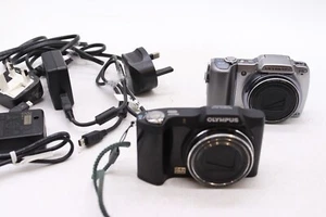 F x2 Olympus Compact Working Digital Cameras Inc. SZ-10, SZ-14 W/ Chargers - Photo 1/7