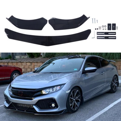 Divisor de labios de parachoques delantero para Mercedes-Benz CLA180 CLA200 CLA250 CLA35 CLA45 AMG Foto 1 de 4