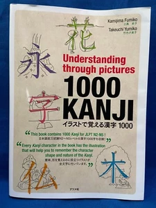 Understanding Through Pictures 1000 KANJI JLPT 2-5 Book Japan Book - Picture 1 of 12