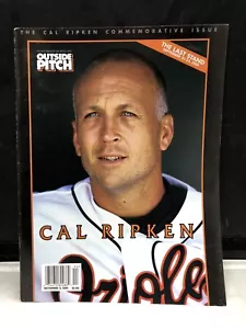 Orioles Outside Pitch Magazine November 2, 2001 Cal Ripken Commemorative- B10 - Imagen 1 de 12