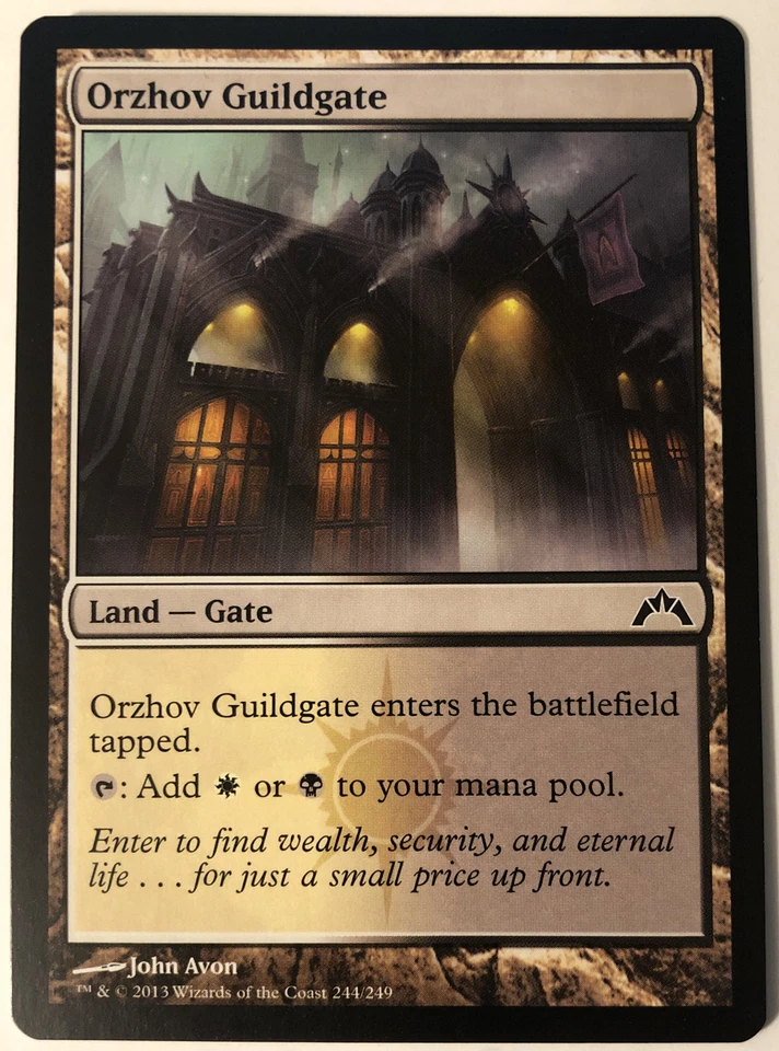 MTG Orzhov Guildgate Gatecrash 244 Regular Common - Image 1 of 1