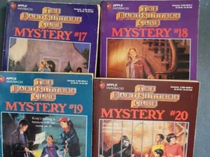 the Baby Sitters Club Mysteries No 17,18,19 and 20 Used fair condition - Picture 1 of 10