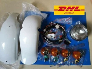 Yamaha CHAPPY LB50 LB80 headlight winker fender Part ALL SET WOW NEW - Picture 1 of 7