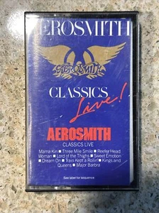 Aerosmith - Classics Live - Cassette Tape 1986 CBS Records Classic Rock - Picture 1 of 4