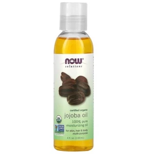 NOW Foods, Solutions, Certified Organic Jojoba Oil, 4 fl oz (Pack of 2) - Picture 1 of 1