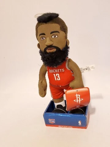 James Harden Houston Rockets NBA Red Plush 10" Figure 2017 Bleacher Creature NIB Cover
