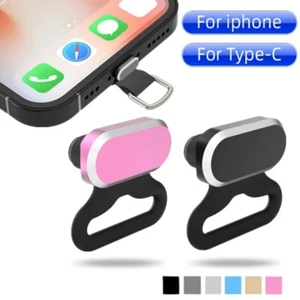 Universal Charger Dock Cap Chargering Port Cover for iPhone/Samsung/Google - Picture 1 of 14