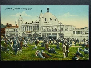 Northumberland WHITLEY BAY Pleasure Gardens c1914 Postcard by Valentine - Picture 1 of 2