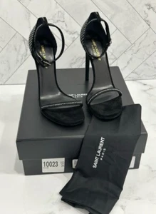 Saint Laurent Heels NERO/JET Gr. 8 - Bild 1 von 6