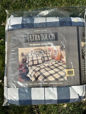 Ultra Touch by Stevens Reversible Twin Comforter 63" x 86" - Image 1 of 4