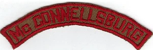 BOY SCOUT MC CONNELLSBURG TRS TKRS KRS COMMUNITY STRIP WITH GAUZE BACK - Picture 1 of 2