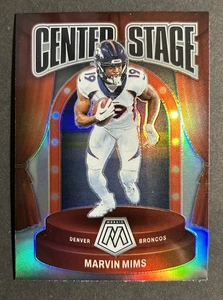 2024 Panini Mosaic Center Stage Silver Prizm Marvin Mims Denver Broncos #23 - Bild 1 von 2