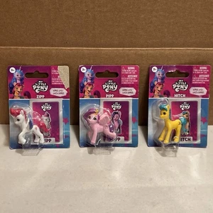 Hasbro My Little Pony Pipp Zipp Hitch Lot MLP With Cards NIP - Picture 1 of 7
