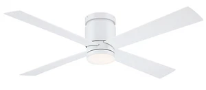Fanimation Kwartet 52" LED Indoor Ceiling Fan in Matte White with Opal Frosted - Picture 1 of 1