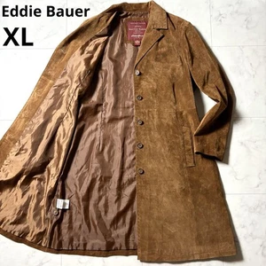 Eddie Bauer Seattle Suede Leather Coat Men’s Genuine Leather Jacket - Picture 1 of 9