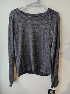 Art Class Mädchen glitzerndes dünnes schwarzes Shirt mit Tank darunter Gr. M (8) NEU - Bild 1 von 2