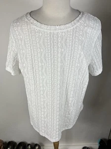 Zolucky Damen Größe 1X Kurzarm Pullover Oberteil - 3870 - Bild 1 von 4