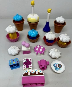 Lego Duplo KREATIVE TORTEN Cupcakes Eis Zuckerguss Geburtstag Kerze Party Set - Bild 1 von 3