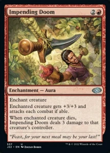 Impending Doom - Jumpstart 2022 #557 MTG Magic The Gathering - Picture 1 of 1